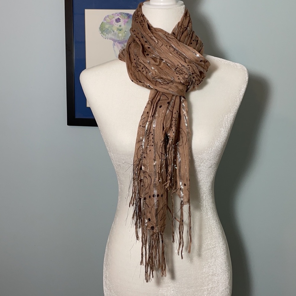 Sparkly scarf!